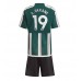 Manchester United Raphael Varane #19 Dětské Oblečení Venkovní Dres 2023-24 Krátkým Rukávem (+ trenýrky)